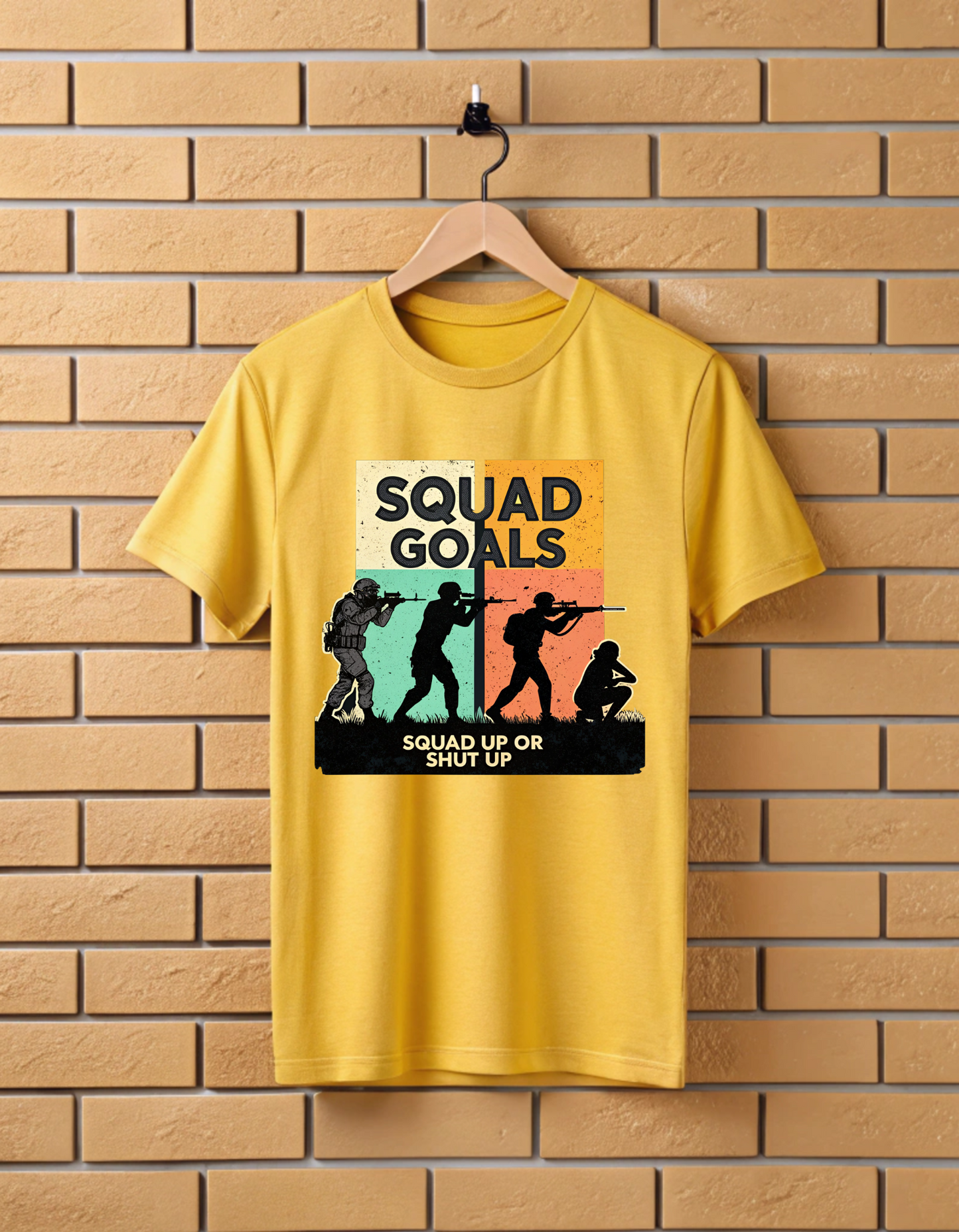 Squad Goals Squad Up or Shut Up | Unisex PUBG Gaming Lover T Shirt