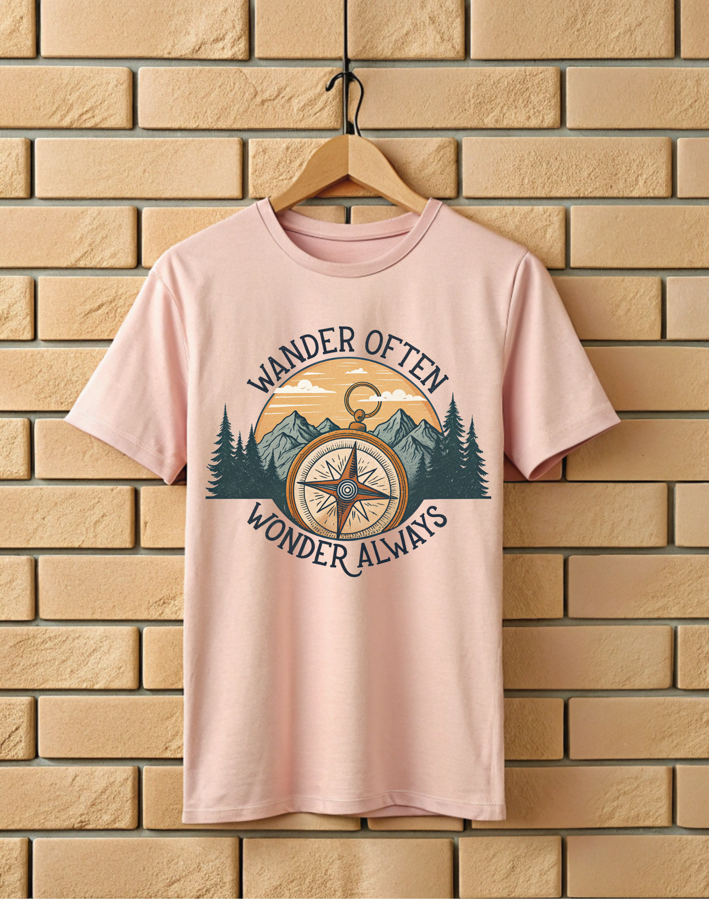 Wander Often Wonder Always | Unisex Nature & Travel Lover T Shirt