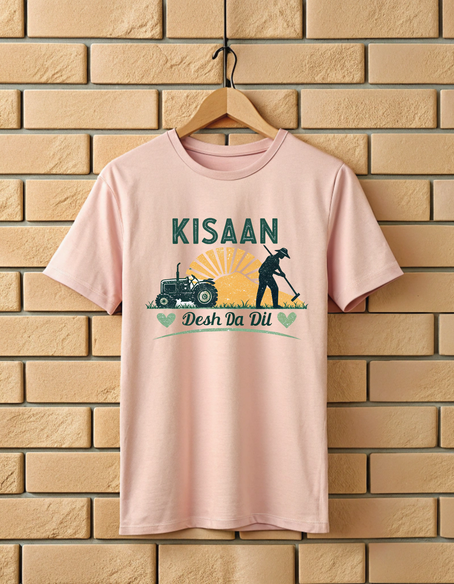 Kisaan Desh Da Dil | Farmers T Shirt