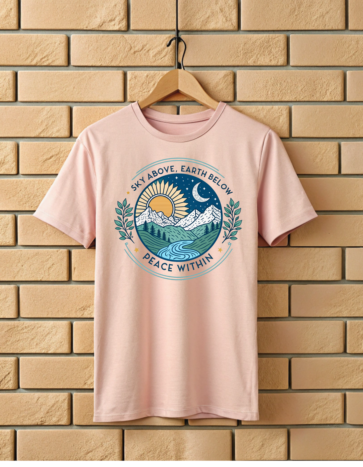 Sky Above Earth Below | Unisex Nature & Travel Lover T Shirt