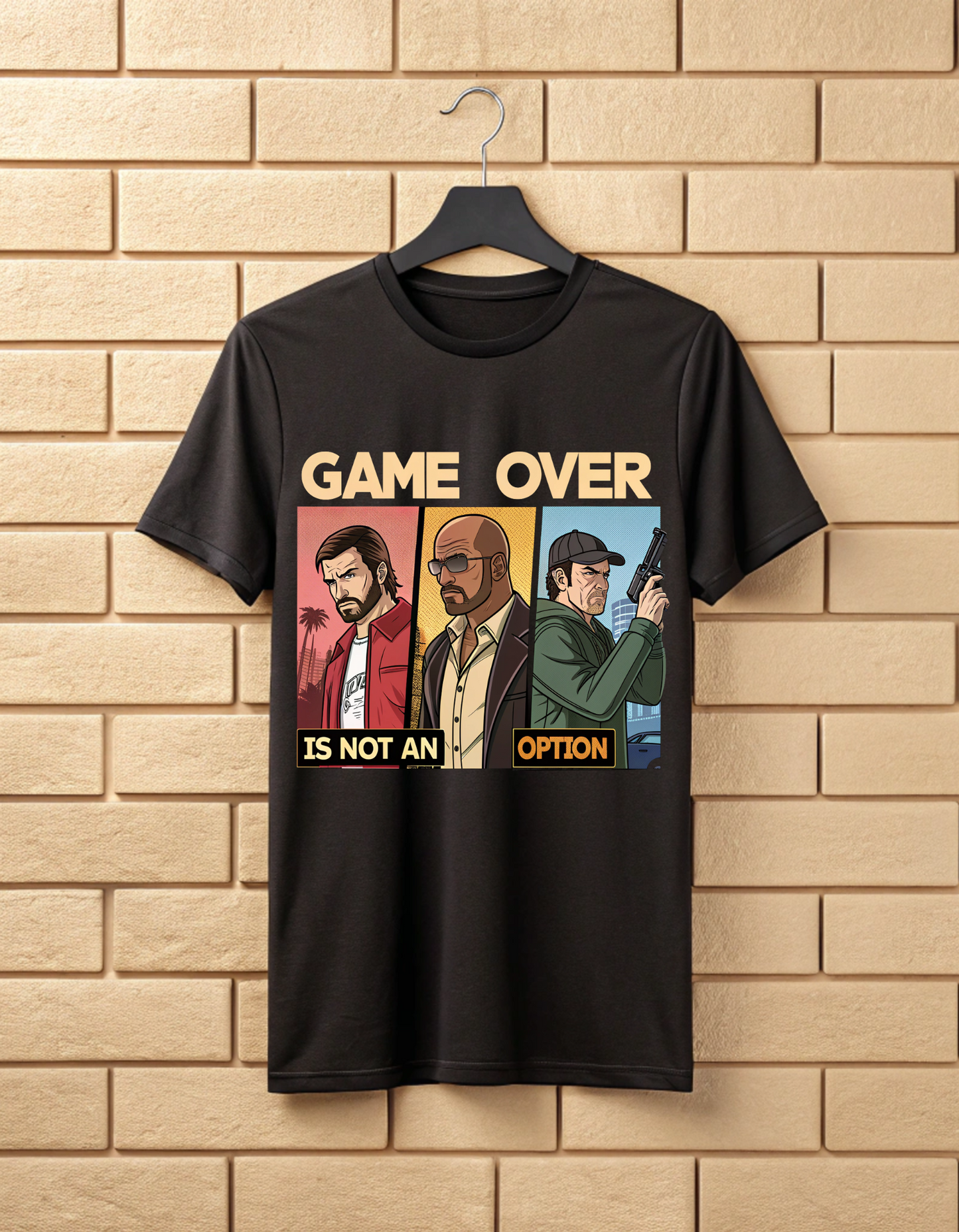 Game Over is not an Option | Unisex GTA Gaming Lover T Shirt