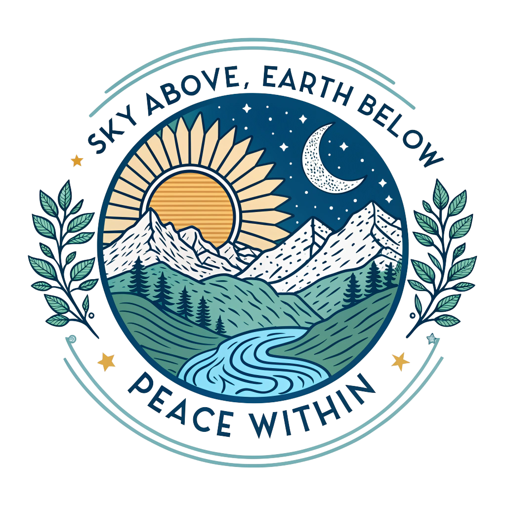 Sky Above Earth Below | Unisex Nature & Travel Lover T Shirt