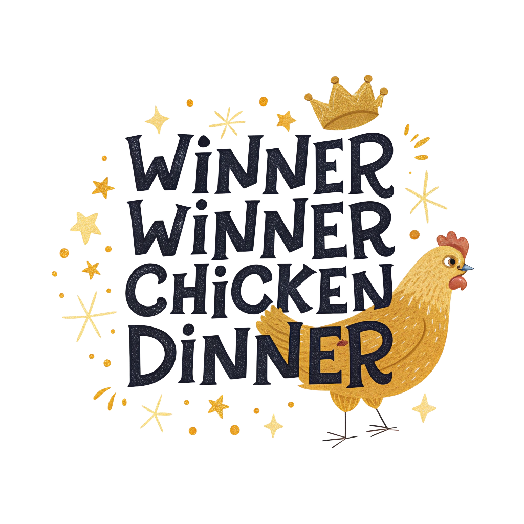 Winner WInner Chicken Dinner | PUBG Gaming Lover T Shirt