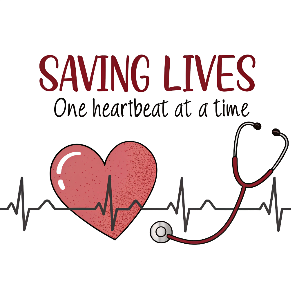 Saving Lives One Heartbeat at a Time | Unisex Doctors T Shirt