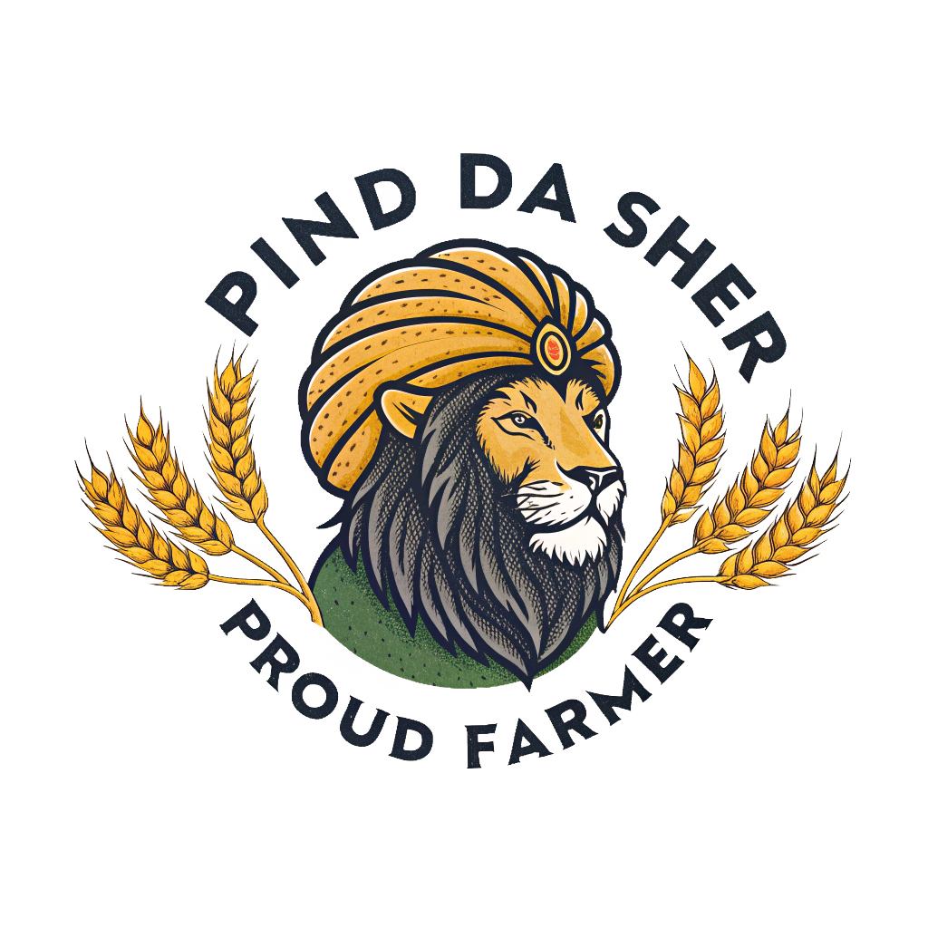 Pind Da Sher Proud Farmer | Unisex Farmers T Shirt