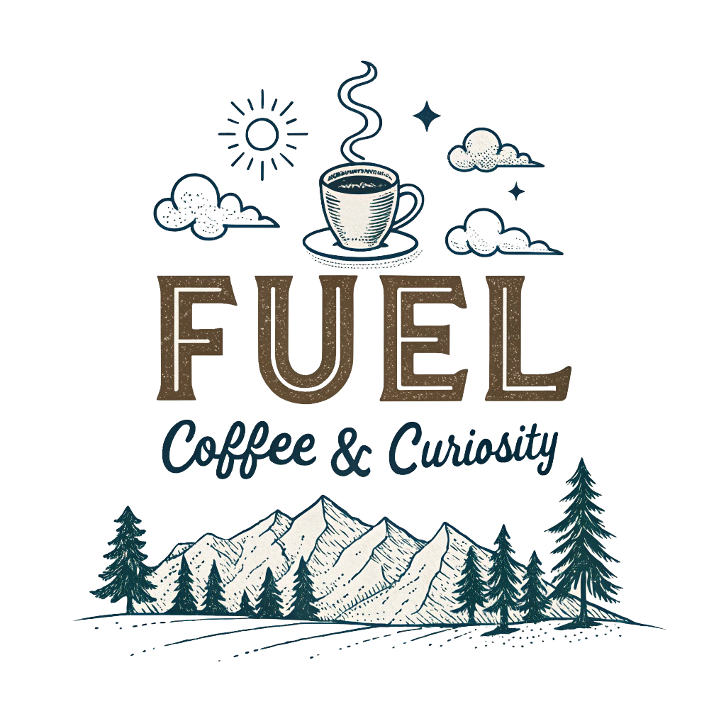 Fuel Coffee & Curiosity | Nature & Travel Lover T Shirt